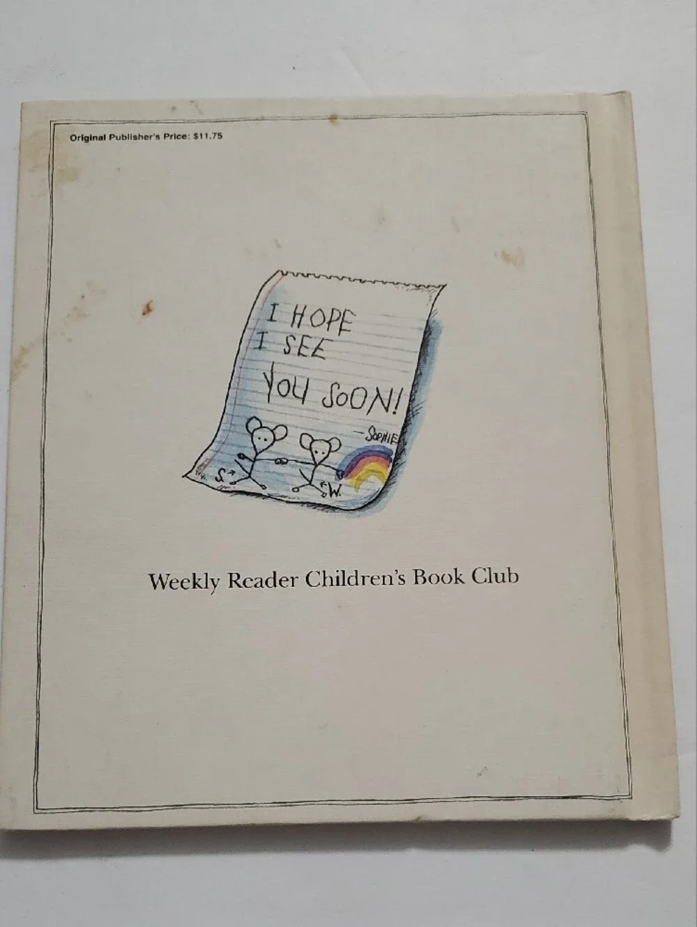 Weekly Reader Book Club weekend wendell